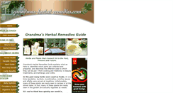 Desktop Screenshot of grandmas-herbal-remedies.com